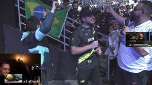 ohnePixel reacts to s1mple singing Ai Se Eu Te Pego