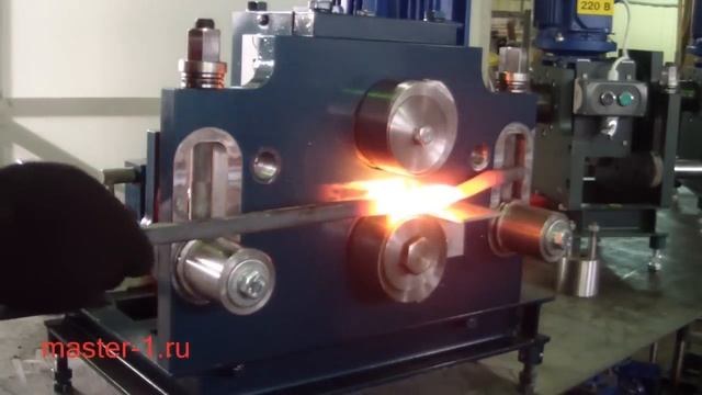 Изготовление балясины на станке для ковки "Мастер-2" смотреть онлайн