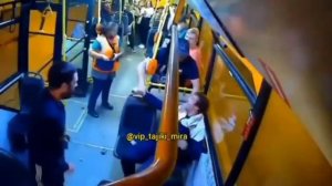 (Таджик) заступается за русскую женщину,и избивает дерзкого мужыка.