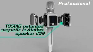 TOSING G7 Professional microphone with patents for magnetic suspension speakers