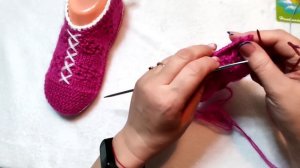 Следки❗Начинаем из 7 петель- и выигрываем! 💥 МК➡️На двух спицах без шва на подошве 🤗