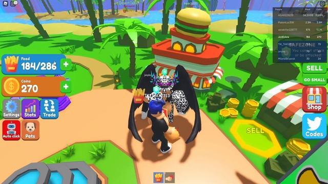 СИМУЛЯТОР ПОЕДАНИЯ ЕДЫ Eating Simulator | Роблокс смотреть онлайн