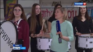 Орловские барабанщицы покорили город Курск