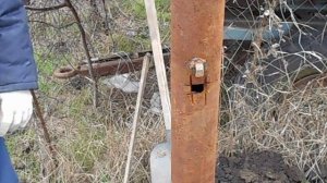 один из способов монтажа анкерных столбов 2