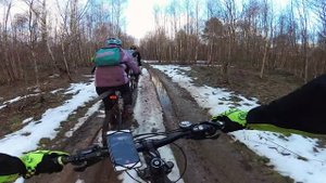 Рождественская покатушка. Едем по лужам, по грязи и остаткам снега) / 07.01.2018 / MTB