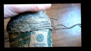 Ваза из обычной банки и бечевки