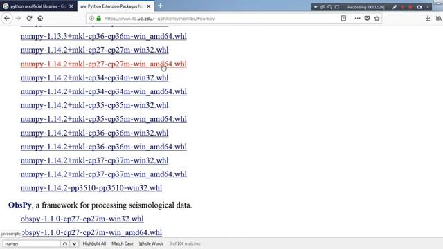 Python NumPy Tutorial - 2 - Installing NumPy From Wheel File On Windows - Hindi