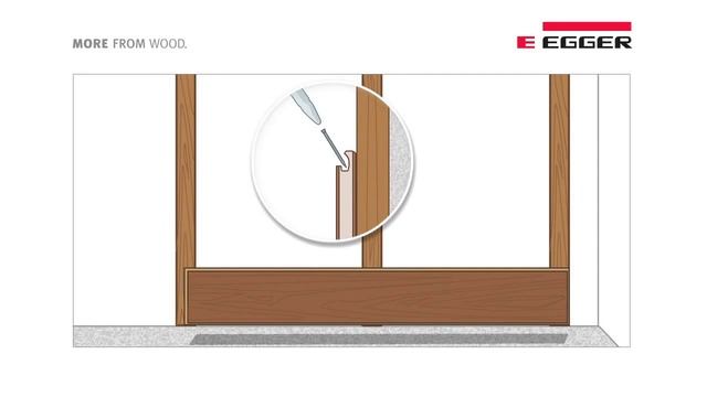 Монтаж на ламинат EGGER с клик система UNI fit! на стената | "Примроус" ЕООД смотреть онлайн