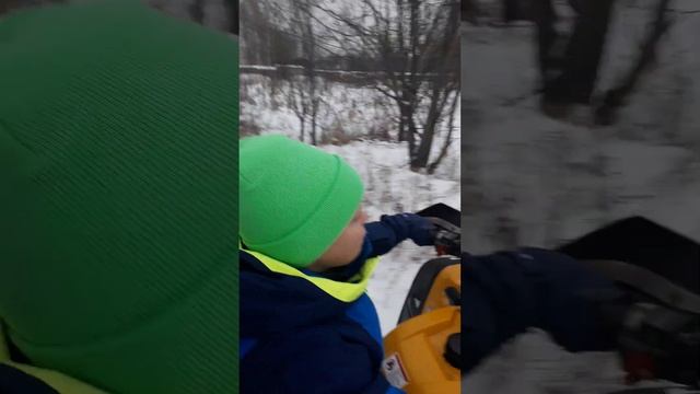 Прокат квадроциклов и снегоходов в Перми -  Поездка на квадрике по зимней трассе смотреть онлайн