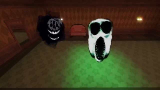 DOORS, BUT AMBUSH IS FRIENDLY! ROBLOX DOORS ANIMATION смотреть онлайн