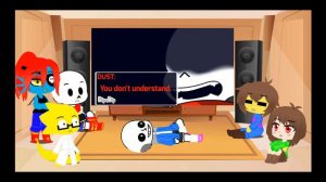 UNDERTALE react to Murder Time Trio VS Former Time Trio