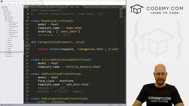 Blog Category Pages - Django Blog #13 смотреть онлайн