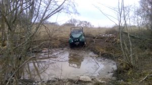 Газ 69  фбел160+ом616 в луже