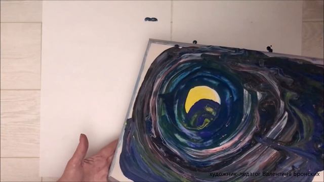 Как рисовать гуашью|Легко|Вселенная|Для детей 12+ #гуашь #живопись #вселенная смотреть онлайн