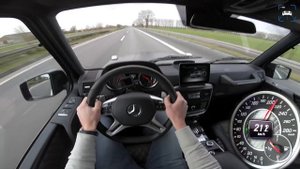 Mercedes G63 AMG AUTOBAHN POV | ACCELERATION & TOP SPEED by AutoTopNL