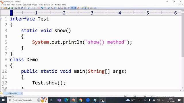 Core Java 19 July 2023