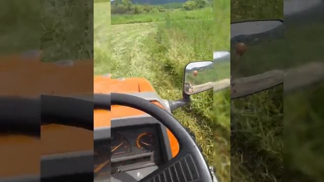 Сенокос 2021. Роторная косилка  Star1000 на Kubota Aste A-17