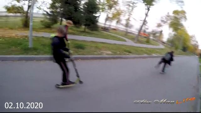 Катания с подписчиками. Около Набережной Балахны. 02.10.2020.Съемка от Дежурного по городу. Балахна