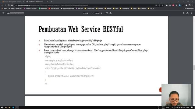 12 - RESTful Web Service Yii2 - Percobaan смотреть онлайн
