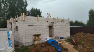 ГОСТЕВОЙ ДОМ-БАНЯ ИЗ ГАЗОБЛОКА