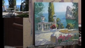 Учимся рисовать морской пейзаж ,  часть 2