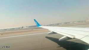 Дубай - Казань на Boeing 737-800 Fly Dubai. Вид из самолета.