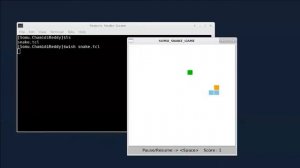 Snake Game || Developed using TK Canvas || TCL-TK Canvas || TCL Programming