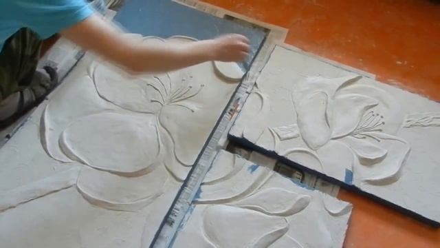 Модульная картина с элементами барельефа смотреть онлайн