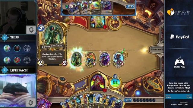 Thijs vs Lifecoach Hearthstone Grand Final KFC with Paypal