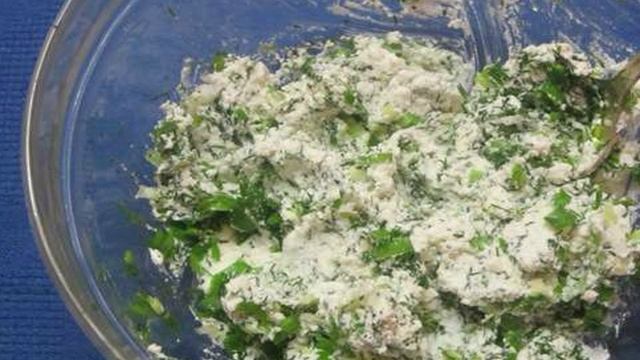 Вареники с творогом соленые