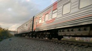 ТЭП70БС-252 с пассажирским поездом №93 Пенза-Москва. КБШ.ЖД.