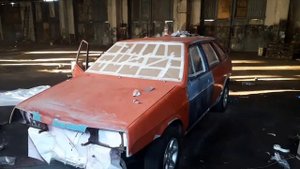 Ваз 2109 до и после покраски в Раптор