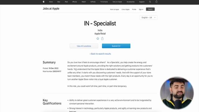 Apple Recruitment 2022  Apple Job For Freshers  Job For 12th Pass  Job For Graduates  Latest jo