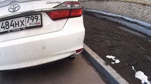 Camry 55 звук выхлопа
