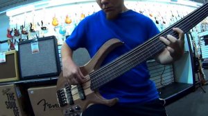 Ibanez BTB676 NTF 6 String  fretless bass Review