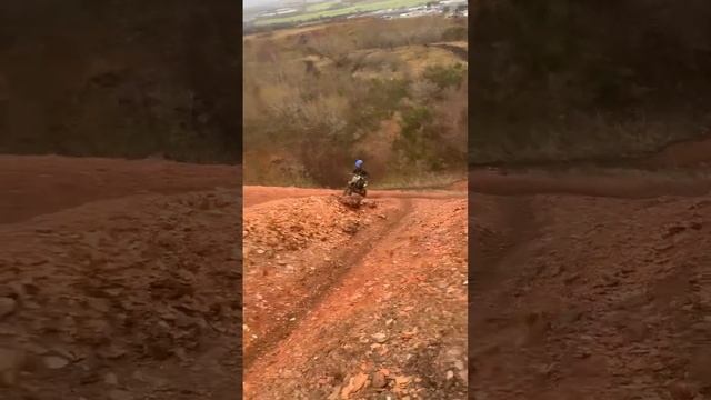 Pitbike hillclimb fail stomp z3 140cc