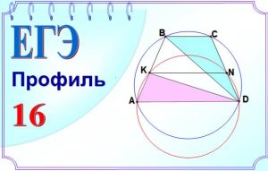 Три вписанных четырёхугольника