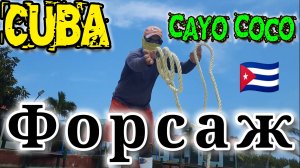 Cuba, о. Кайо-Коко. Экскурсия форсаж, ты сам управляешь лодкой.