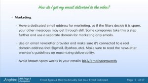 Web Basics: Email Types & How to Actually Get Your Email Delivered