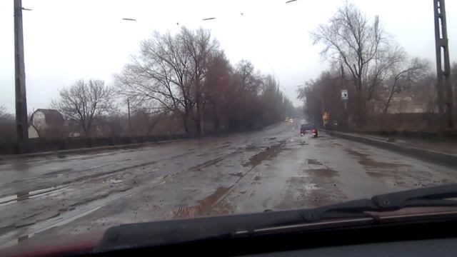 "Золотая" дорога по ул.Калибровой в Запорожье. смотреть онлайн