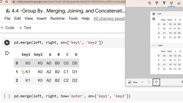 9. Pandas Operations | GroupBy with Pandas | Merge with Pandas | Joins with Pandas | Concatenation