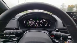Honda Civic 2.0 Hybrid e:HEV (2022) - consumption on 130 km/h (+city / engine sound)
