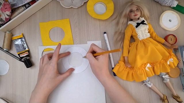Creating Hatt for Doll / Шляпка для куклы смотреть онлайн