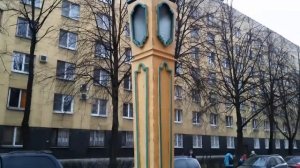 Улица старинных фонарей в Санкт Петербурге.