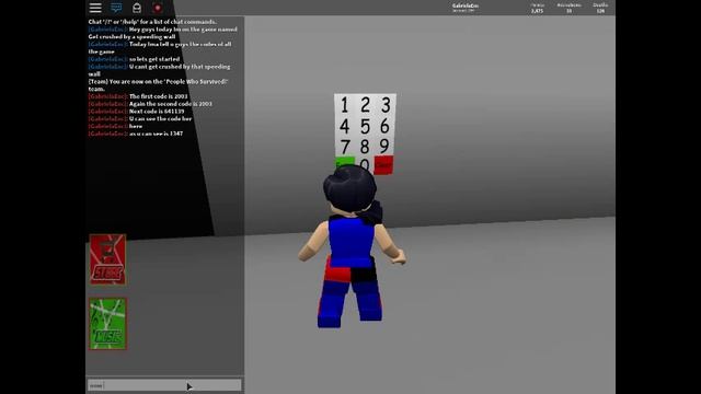 Get crushed by a speeding wall codes February Part 1 ROBLOX смотреть онлайн