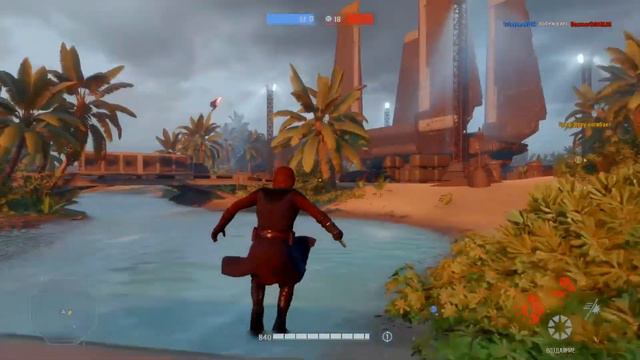 Star Wars Battlefront 2 - Heroes vs villains gameplay. Anakin Skywalker смотреть онлайн