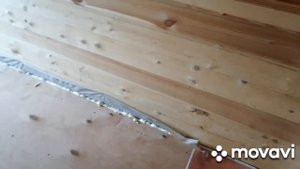 Заполнили монтажной пеной щели между фанерой и..
