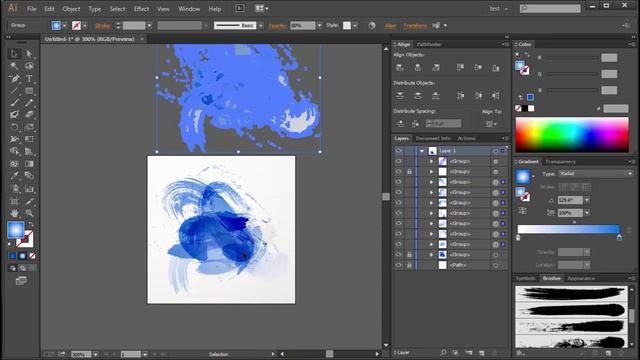 24 | Акварельный фон | Серия1 | JULI ROSE смотреть онлайн