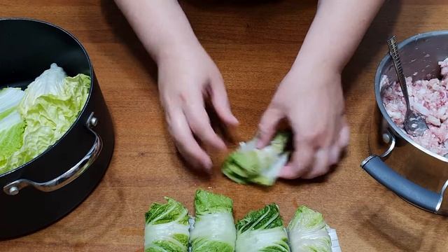 Голубцы с пекинской капустой.