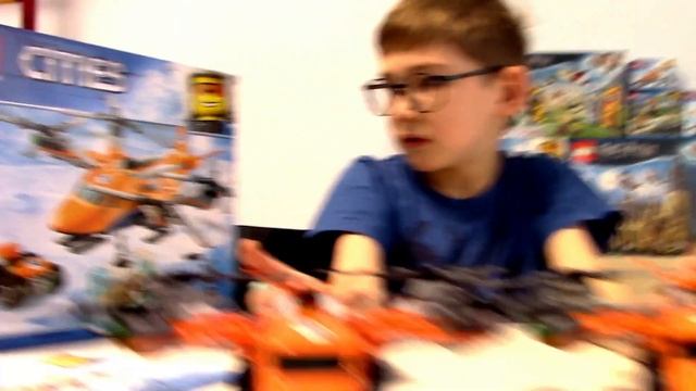 Timka LEGO City set 60193 (Arctic Air Transport / Арктический вертолёт). смотреть онлайн